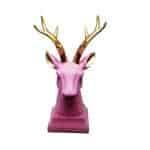 The FIG Deer Head Figurine Matt Elk Reindeer Decoration Resin Crafts