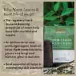 The Herbal Blend Neem Leaves And Basil Blend Natural Glycerin Soap