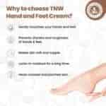The Natural Wash Hand and Foot Cream for Nourished Hand & Feet Non Sticky and Quick Absorbing