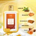 The Natural Wash Honey Milk Shower Gel For Sensitive To Dry Skin Paraben Sulphate Free Get Free Loofah Belt
