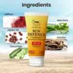 The Natural Wash Sun Defence SPF 50 Cream Paraben Free