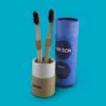 The Switch Fix Natural Bamboo Toothbrushes Pack of 2