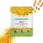 Mamaearth Ubtan Bamboo Sheet Mask with Turmeric & Saffron for Skin Brightening