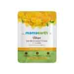 Mamaearth Ubtan Bamboo Sheet Mask with Turmeric & Saffron for Skin Brightening