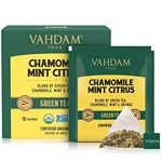 Vahdam Chamomile Mint Citrus Green Tea
