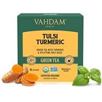 Vahdam Tulsi Turmeric Green Tea 