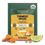 Vahdam Turmeric Spiced Herbal Tea Tisane