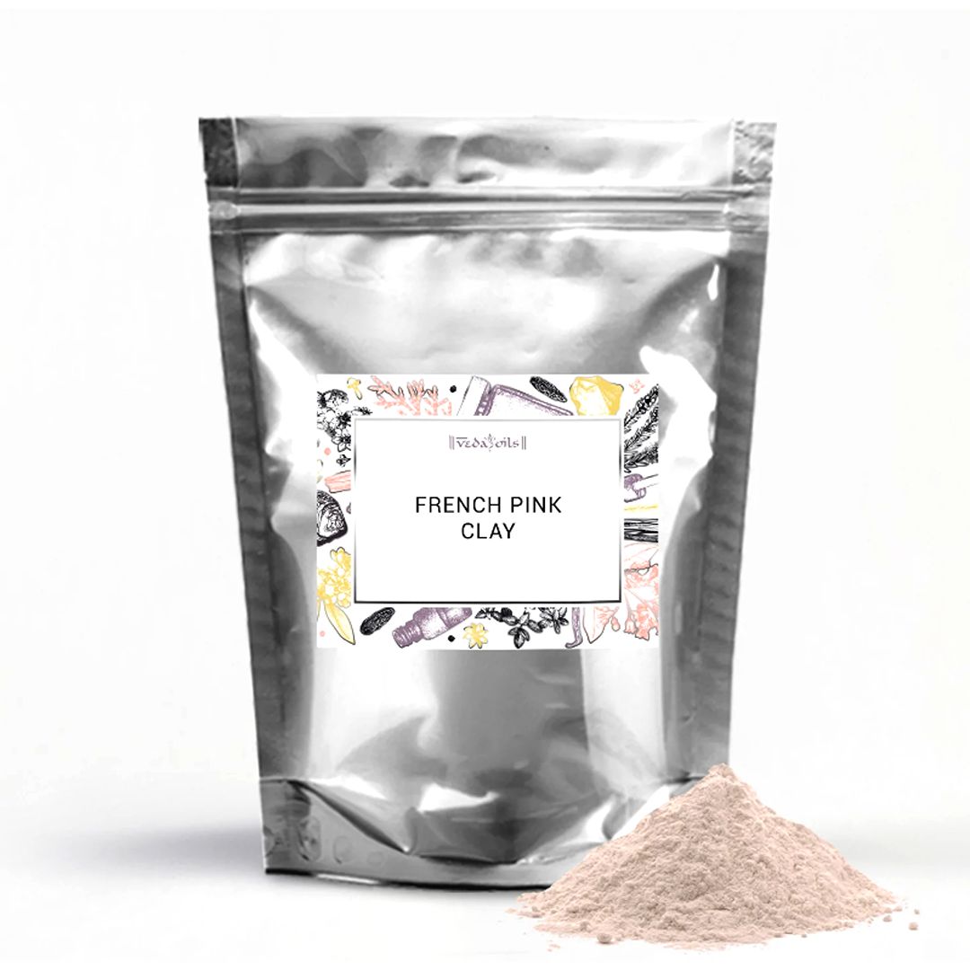 VedaOils French Pink Clay Powder